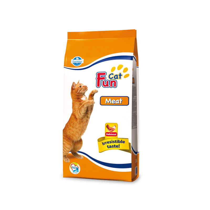 FARMINA FUN CAT MEAT (20 Kg) - Alimento completo per gatti adulti