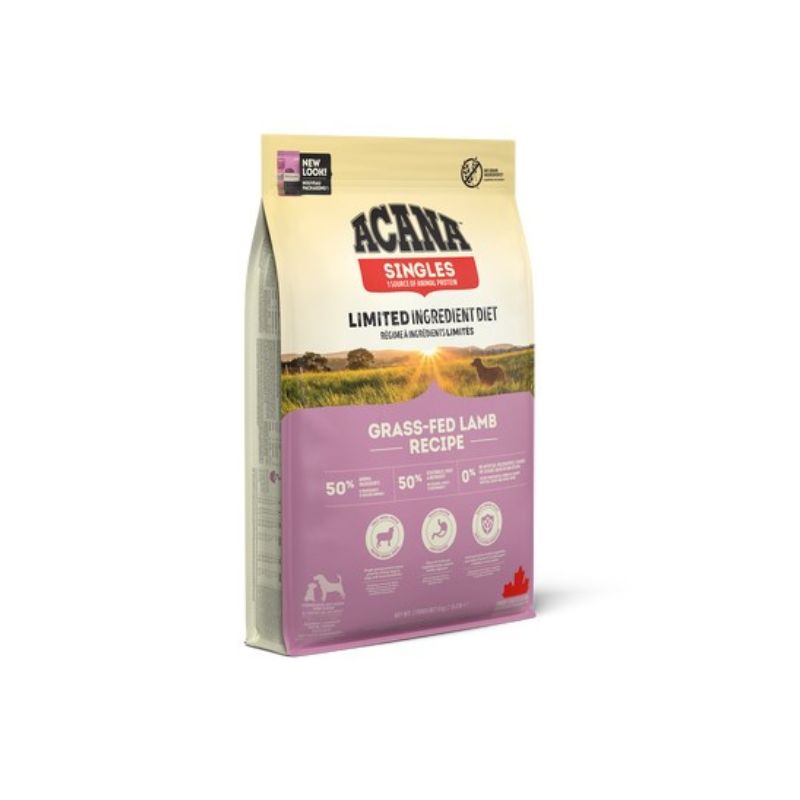 ACANA DOG GRASS-FED LAMB (11,4 Kg) - Crocchette monoproteiche per cani all'agnello e mele red delicious