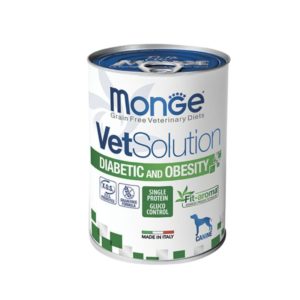 MONGE VETSOLUTION DIABETIC & OBESITY CANE 400 GR